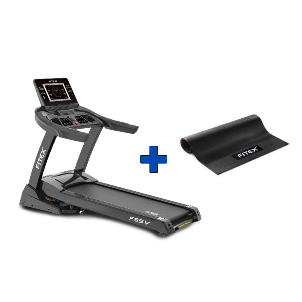 ลู่วิ่งไฟฟ้า Fitex F55V 4.8 แรงม้า + แผ่นยางรองลู่วิ่ง FITEX